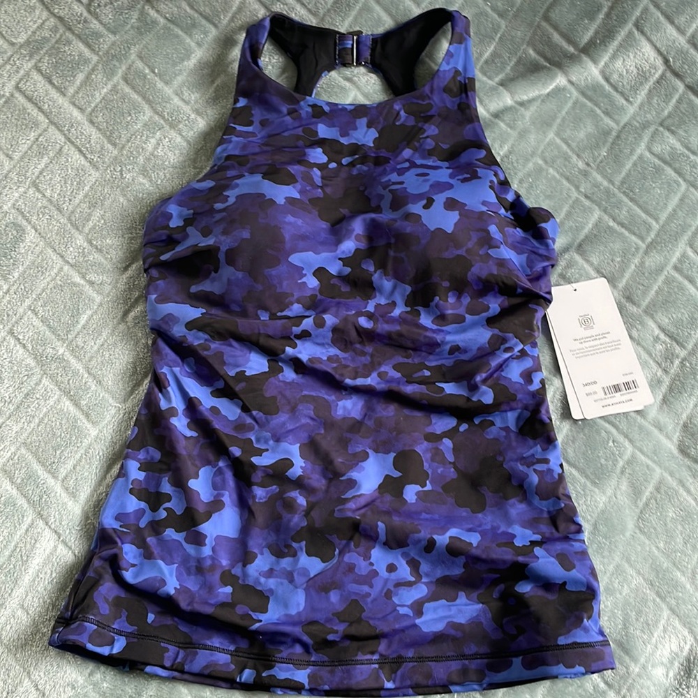 NWT Athleta Maldives Bra Cup Tankini and bottoms 34D/DD top and Large bottoms